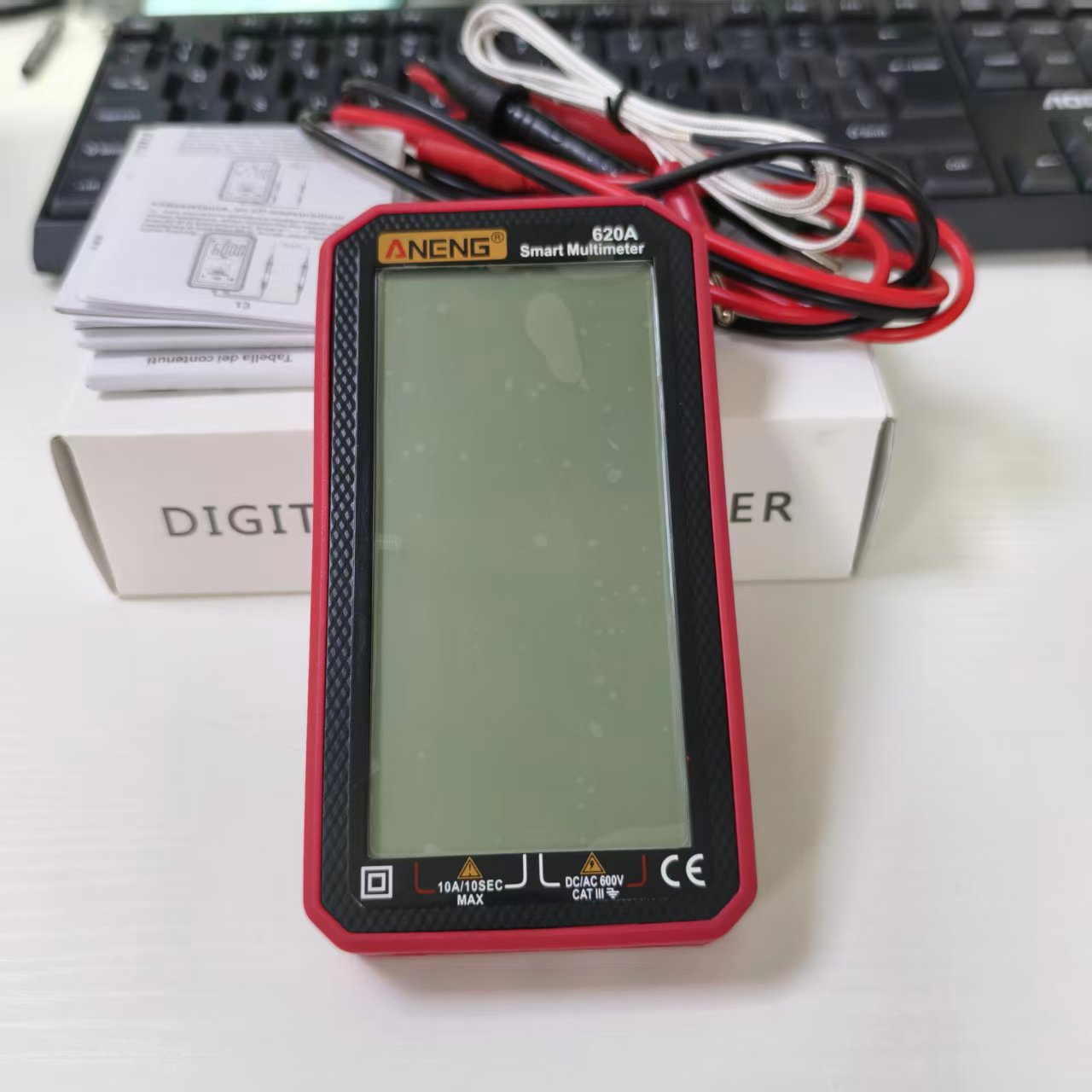 TEMU Aneng 620a Digital Multimeter - 6000 Precision Digital Multimeter With Auto Hold, 6000 Digital Display, 0.1ma Resolution, Electronics,