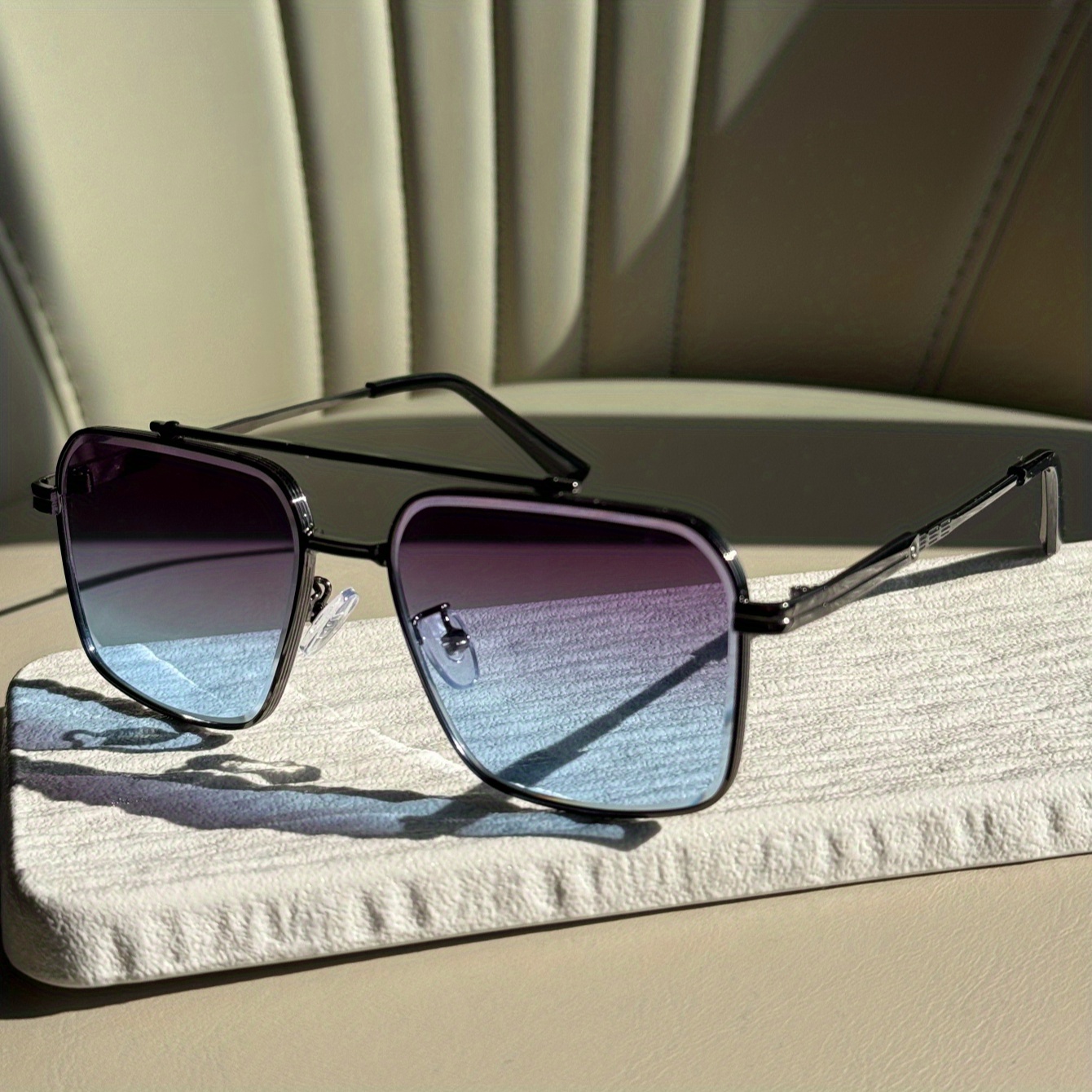 par gafas vintage hombre monturas negras lentes Temu Colombia