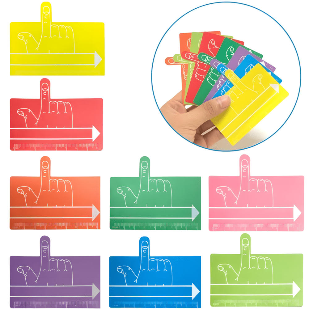 TEMU Separador de Dedos de para Oficina - Multifuncional para Escribir y Leer con Tiras Separadoras , Diseño Ergonómico para Escritura y Lectura