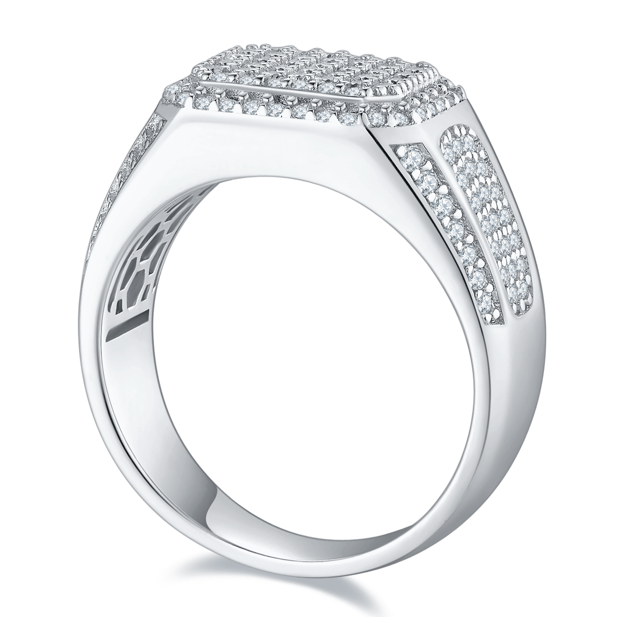 S925 Silver Moissanite Wedding Engagement Ring