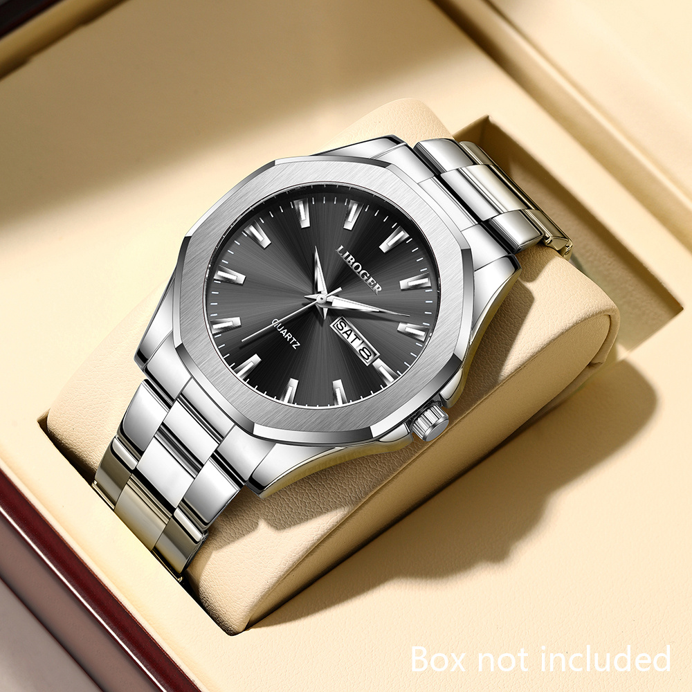 1 Men's Fashion Luxury Quartz Watch - The Perfect Choice for Daily Wear and Gifting Occasions, an Ideal Birthday and Holiday Party Gift for Men, Fathers, Friends, Family Members, Husbands, and Boyfriends