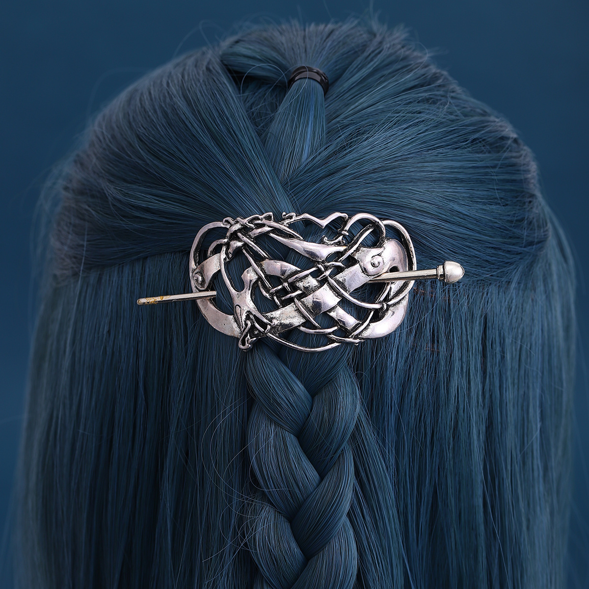 Vintage Viking Dragon Celtic Knot Hairpin for Women