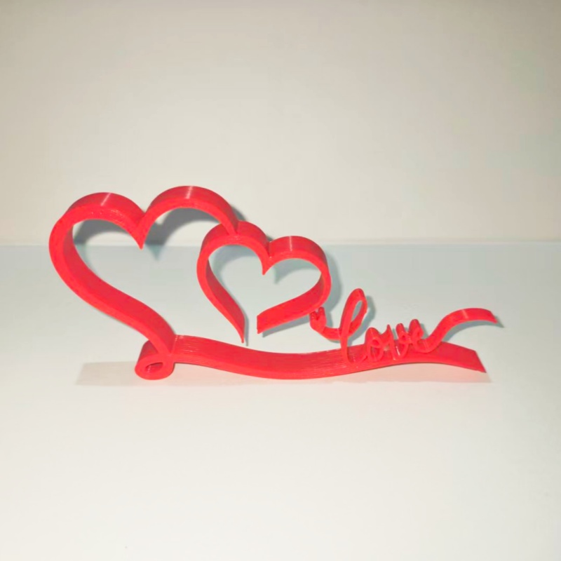 TEMU Heart-shaped Holiday Decorations | Suitable For Valentine's Day, Mother's Day, Birthday Gifts | Plastic, Ideal For Desks, Bookshelves, Bedside