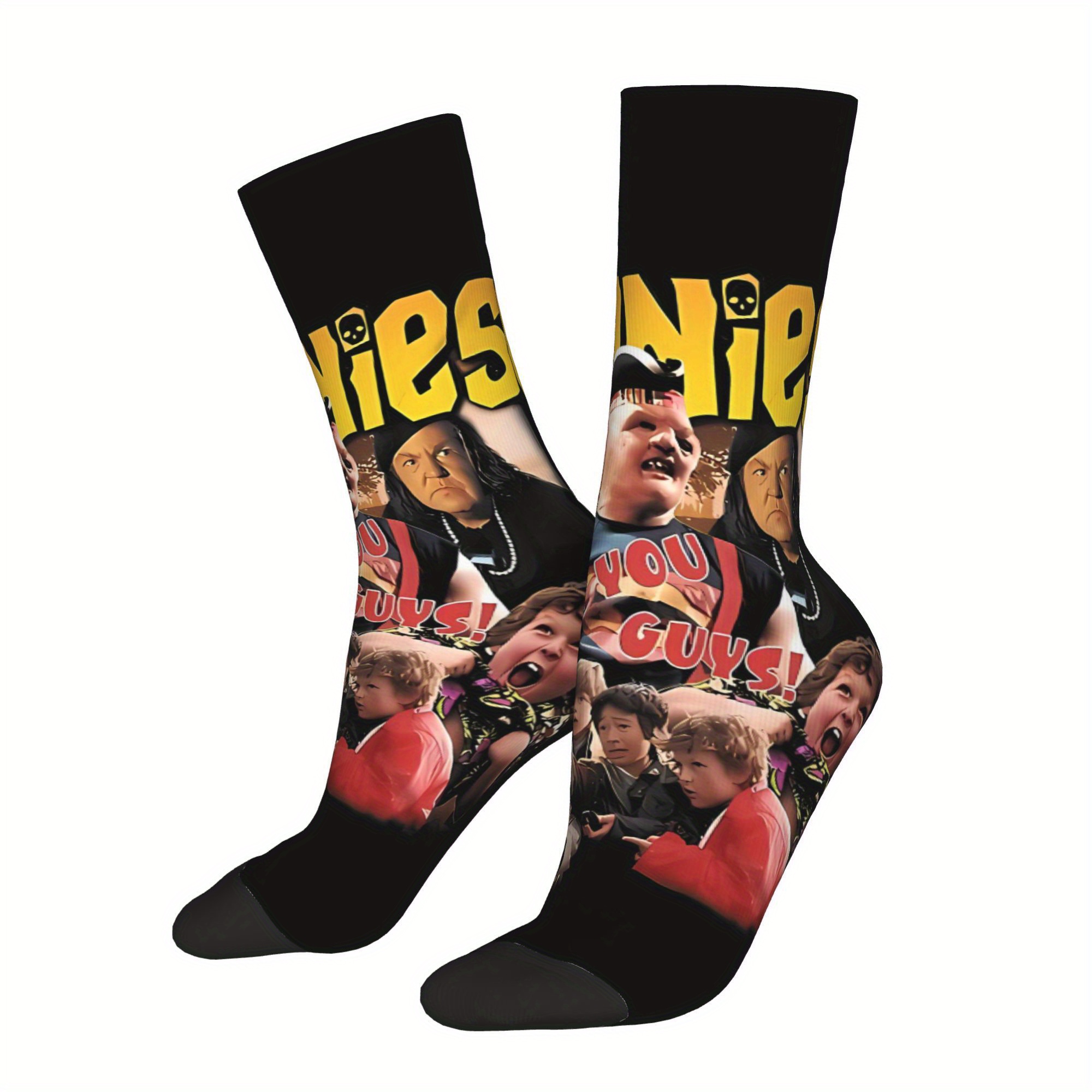 TEMU 1985 Movie Sock Printed Men's Polyester 2d Print Design