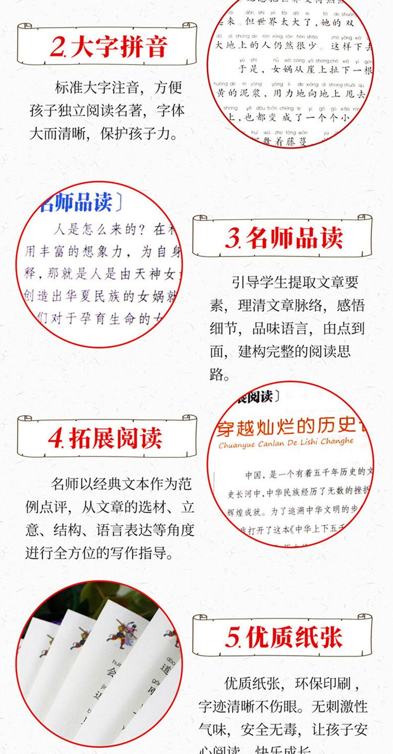 Five Thousand Years of China Illustrated Edition Chinese Version