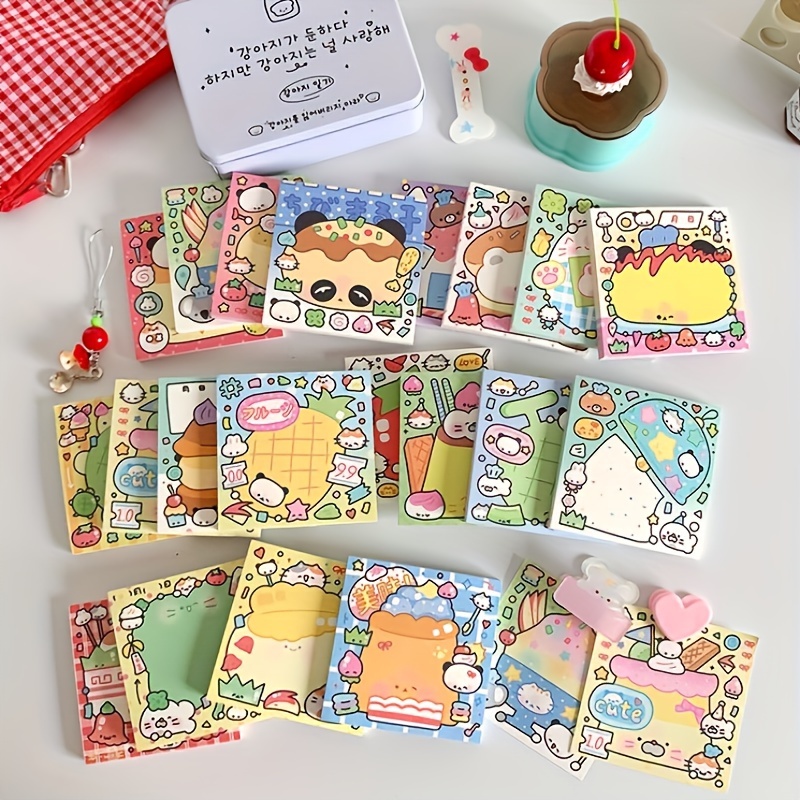 

A Set Of 20 Cute Notebooks, Each Containing 50 Sheets, Students. Compact And Sturdy Memo Pads Are Rectangular, Ideal For Everyday And .