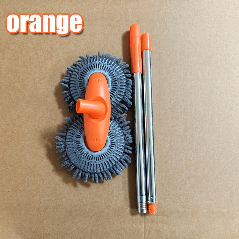 TEMU Car Brush And Washing Tools Long-handled Car Wash Brush, Dual-ended Cleaning Brush, Telescopic Rotating Car Wash Mop Suitable For Suvs, Rvs, And