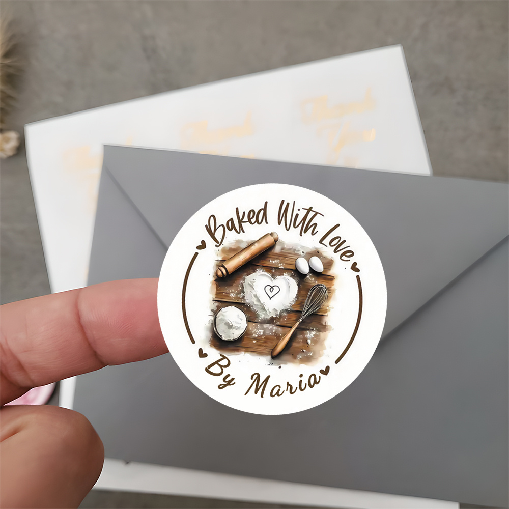 TEMU Stickers personnalisés sur le thème " ", parfaits pour les réunions de famille, les anniversaires et autres occasions chaleureuses - Idéal pour