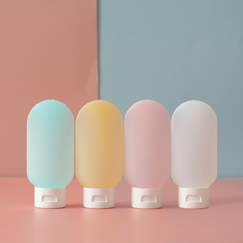 Image of 4pcs Silicone Travel Bottle Set | 2.03 Oz Leak-proof, Reusable Shampoo Containers For Travel, Ideal For Christmas And Thanksgiving Trips
