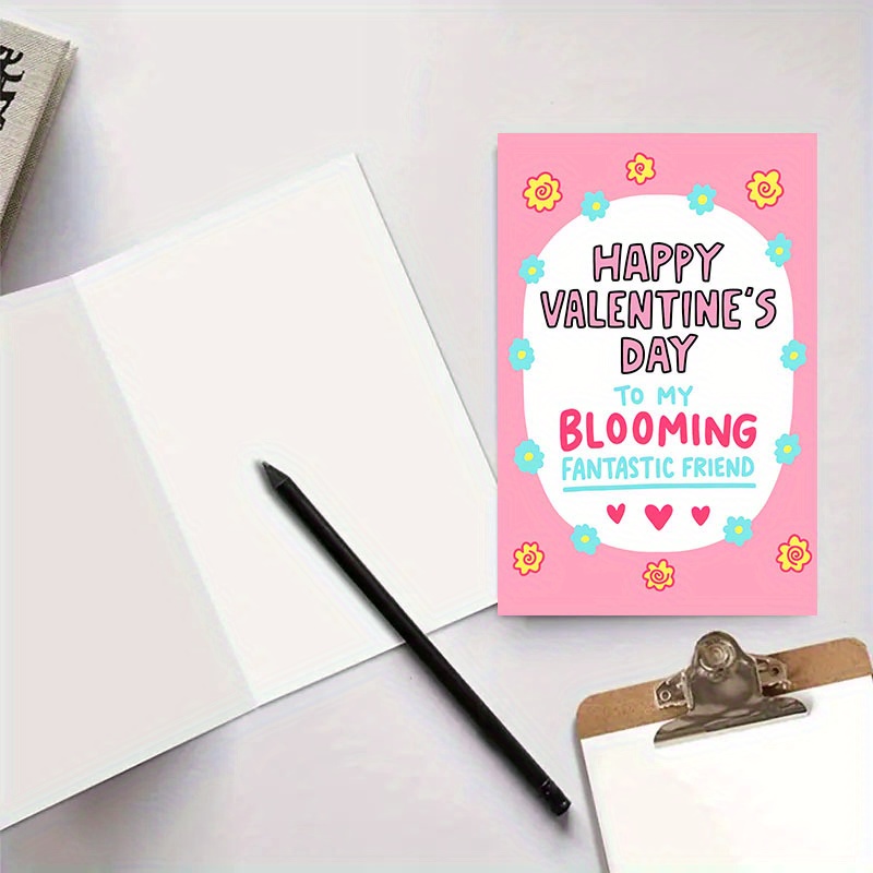 Valentinstagskarten Set – Mit Umschlägen & Aufklebern, Süße Grußkarten Für Freunde & Liebste