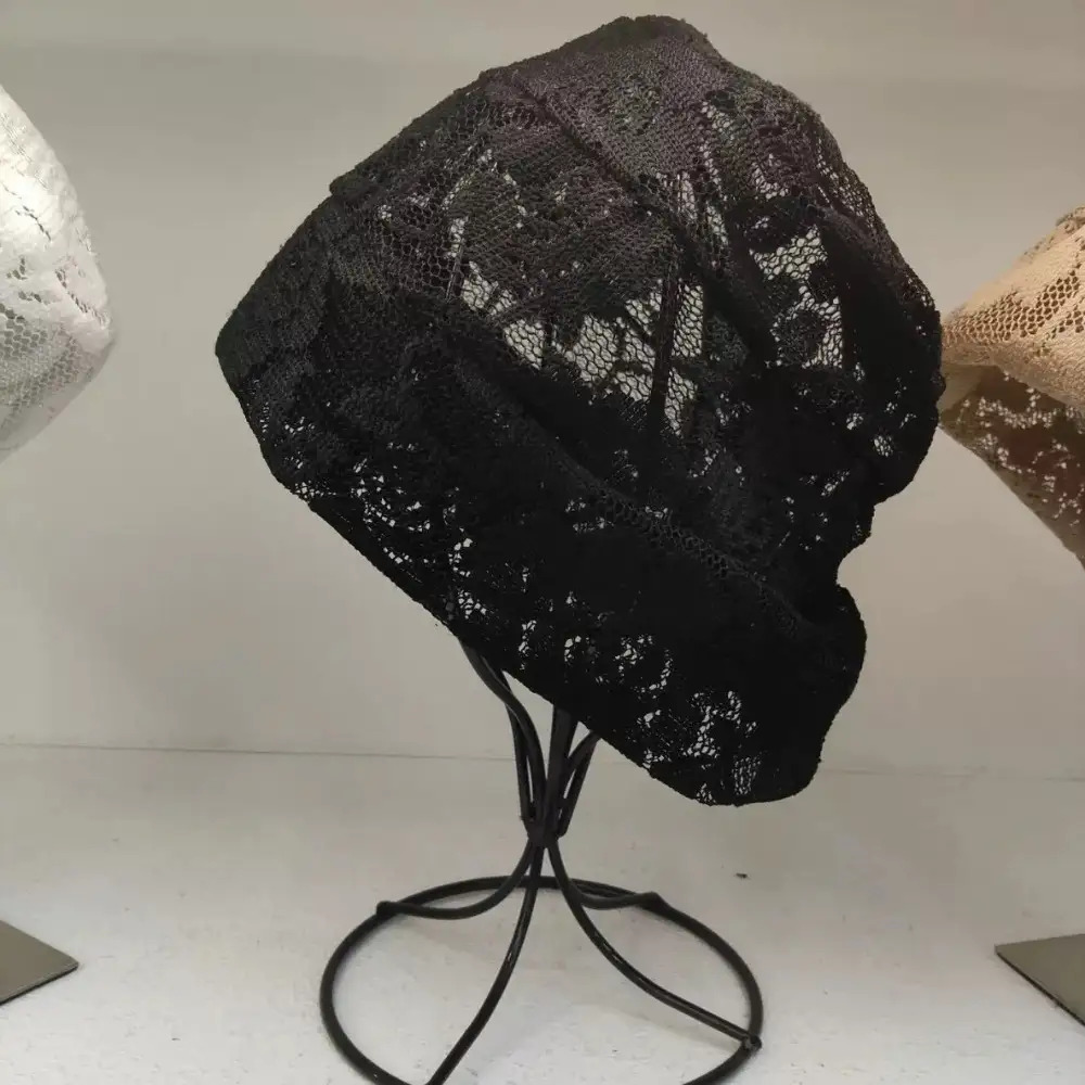 TEMU 1pc Lace Flower Element Women's Hat Is Fashionable And Unique, Suitable For Wearing In Any Occasion