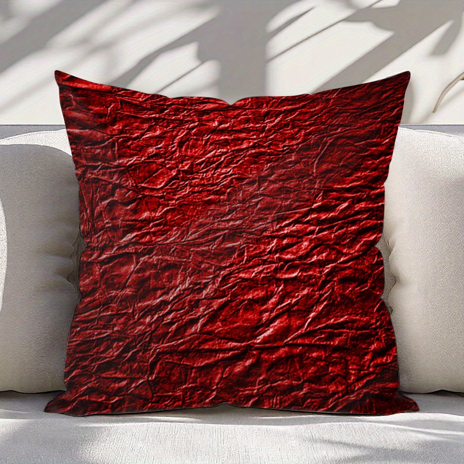 2pcs leather throw pillow covers 18 x 18 inches solid Temu Ireland