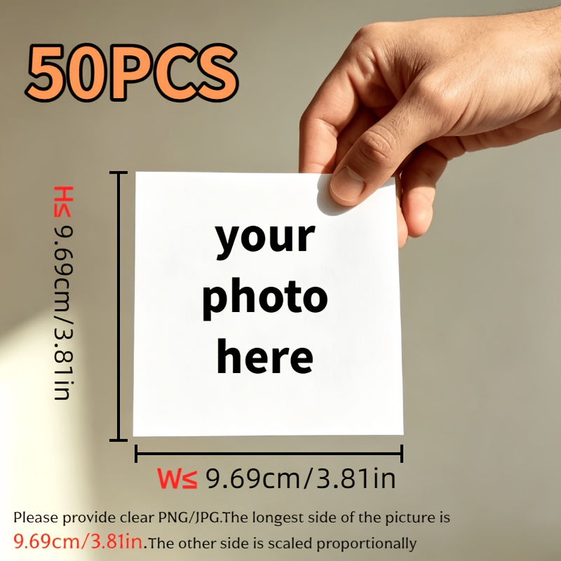 TEMU 50pcs Of Personalized Transfer Stickers For T-shirts, Sweaters, Jeans, Hats, Bags, And Other Items, Allowing You To Customize Designs For Your