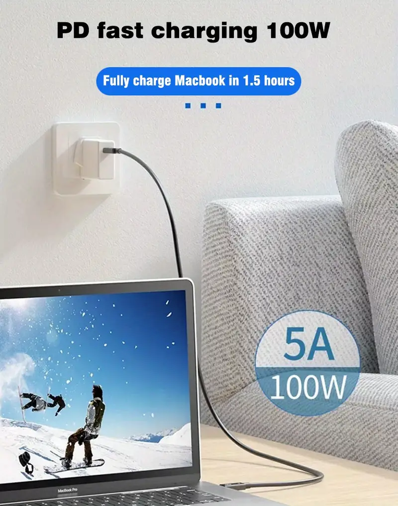cabo coaxial , thunderbolt 4, tipo c para tipo c, 40 , pd, , carregamento rápido, , 6 pcie masculino para masculino, para , iphone, ipad, detalhes 5