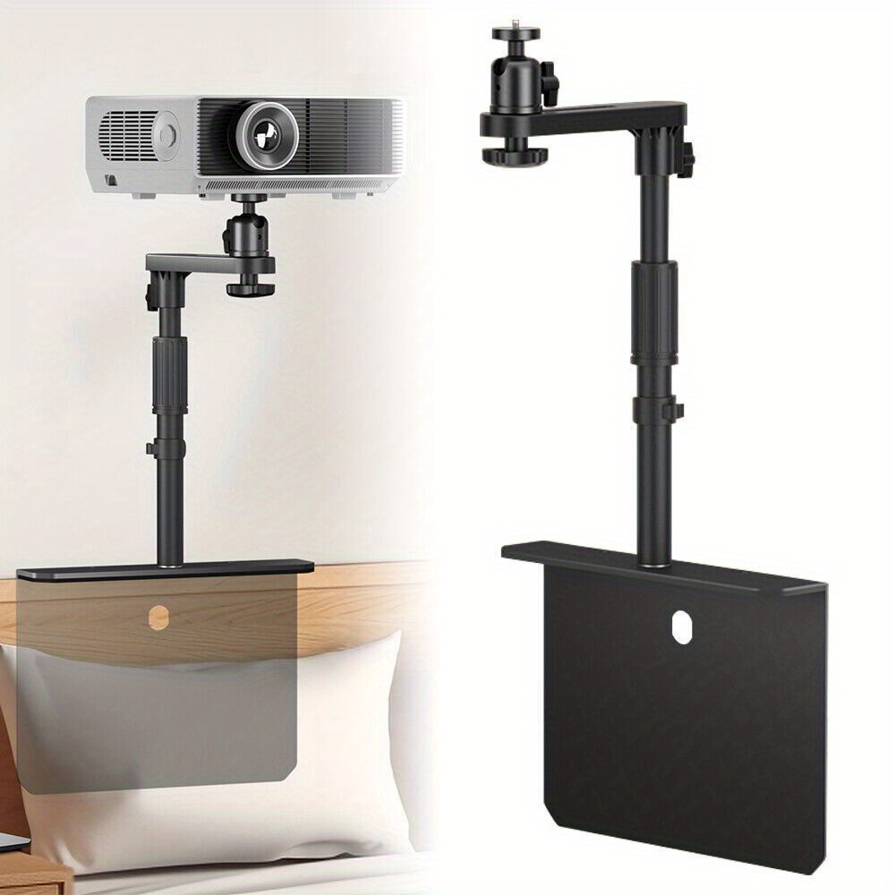 Image of 1set Projector Stand With Universal 1/ 4 Interface Height Adjustable Sturdy Structure With Protective Pads