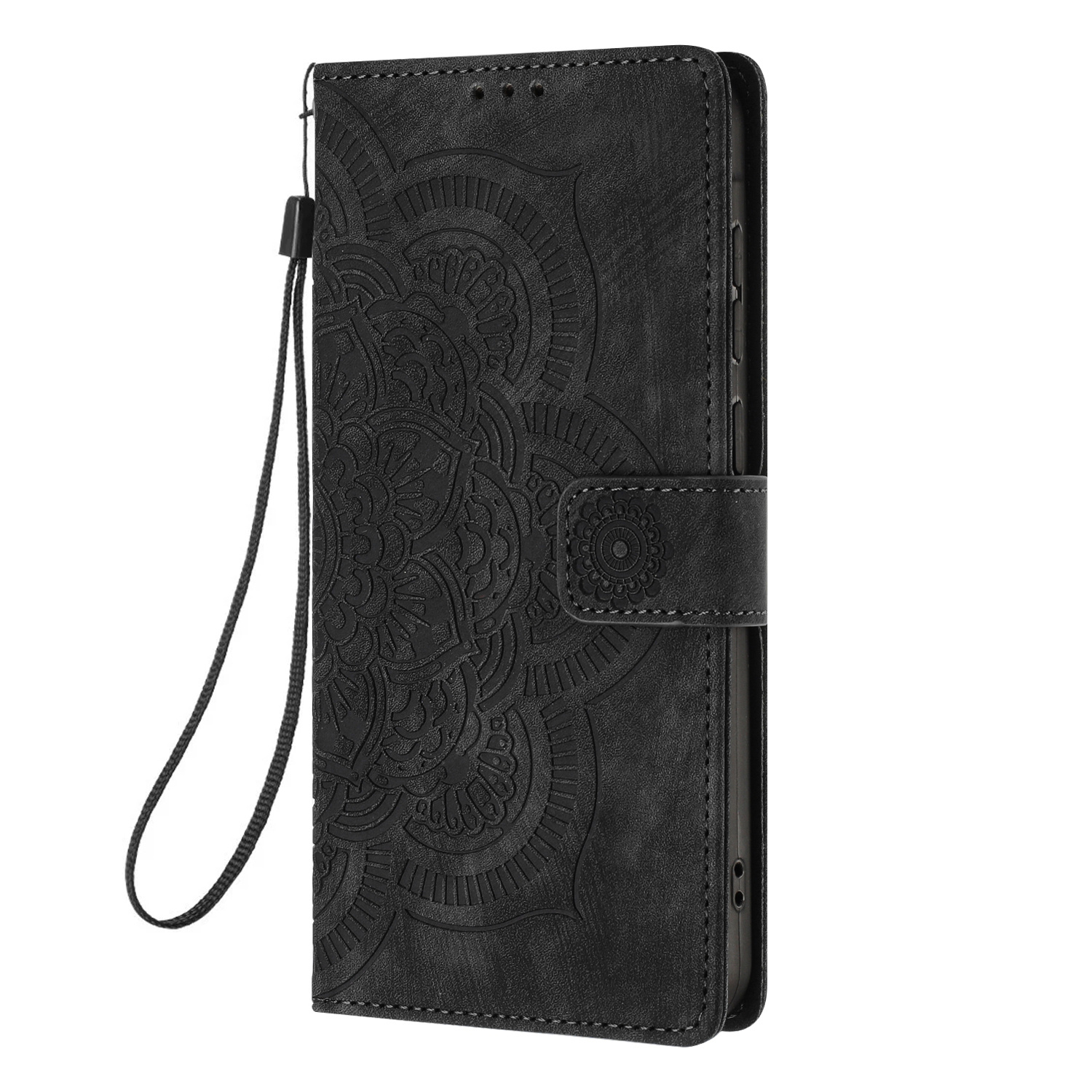 TEMU Phone Case: Premium Mandala Pattern Phone Case With Card Slot For Iphone 17 Pro Max, Full-body Shockproof   Lanyard, Anti-drop Iphone 17/17 Air