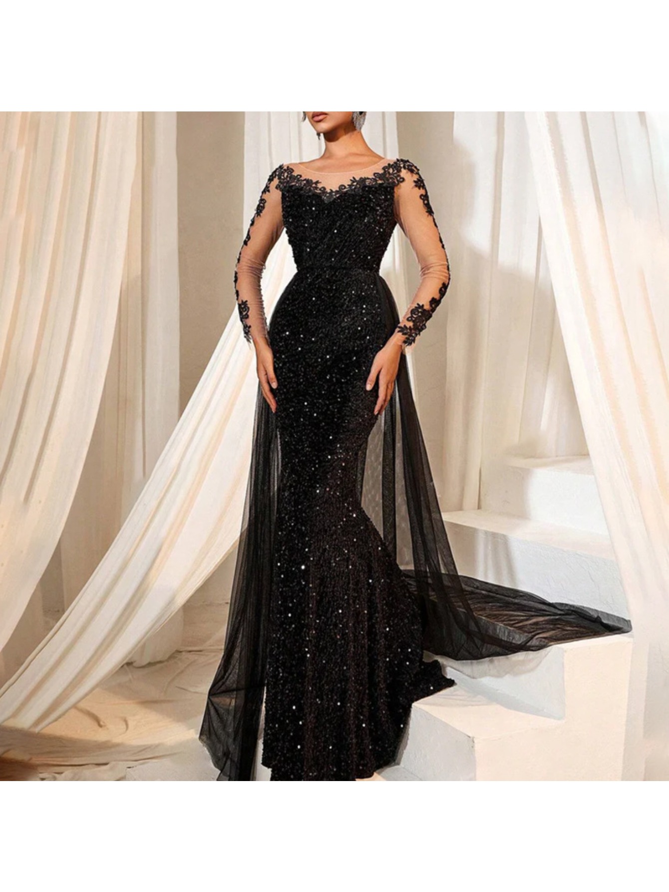 evening gowns women sold on Temu United States