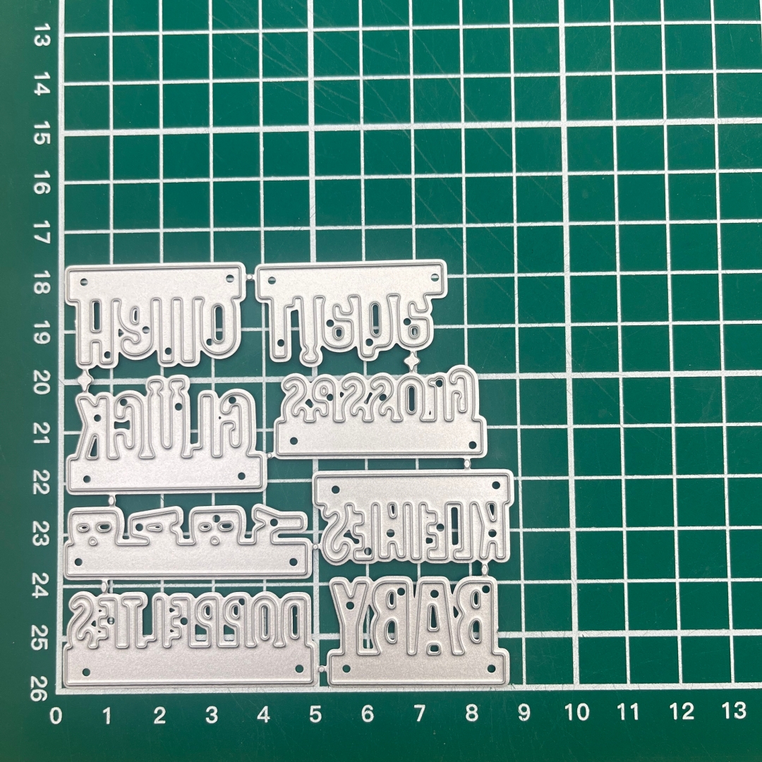 Image of New Metal Cutting Die, Suitable For Diy Card Making Templates, Embossing, Christmas Crafts And Decorations.