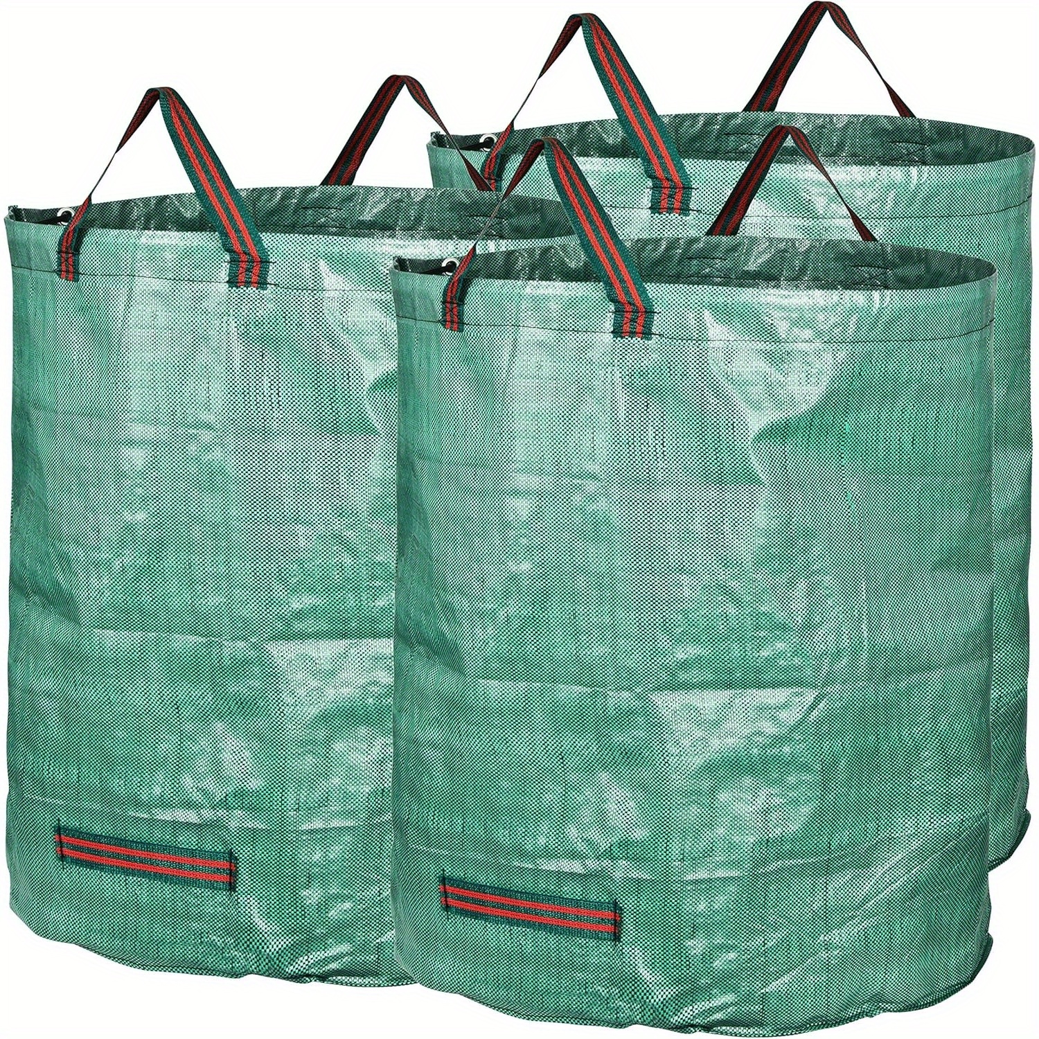 E-shop Professionelle 3er-Pack Gartenabfallbeutel, Standfähige, Wiederverwendbare Laub- Grasbeutel, Gartenmüllbehälter, Rasen- Gartenabfallbeutel
