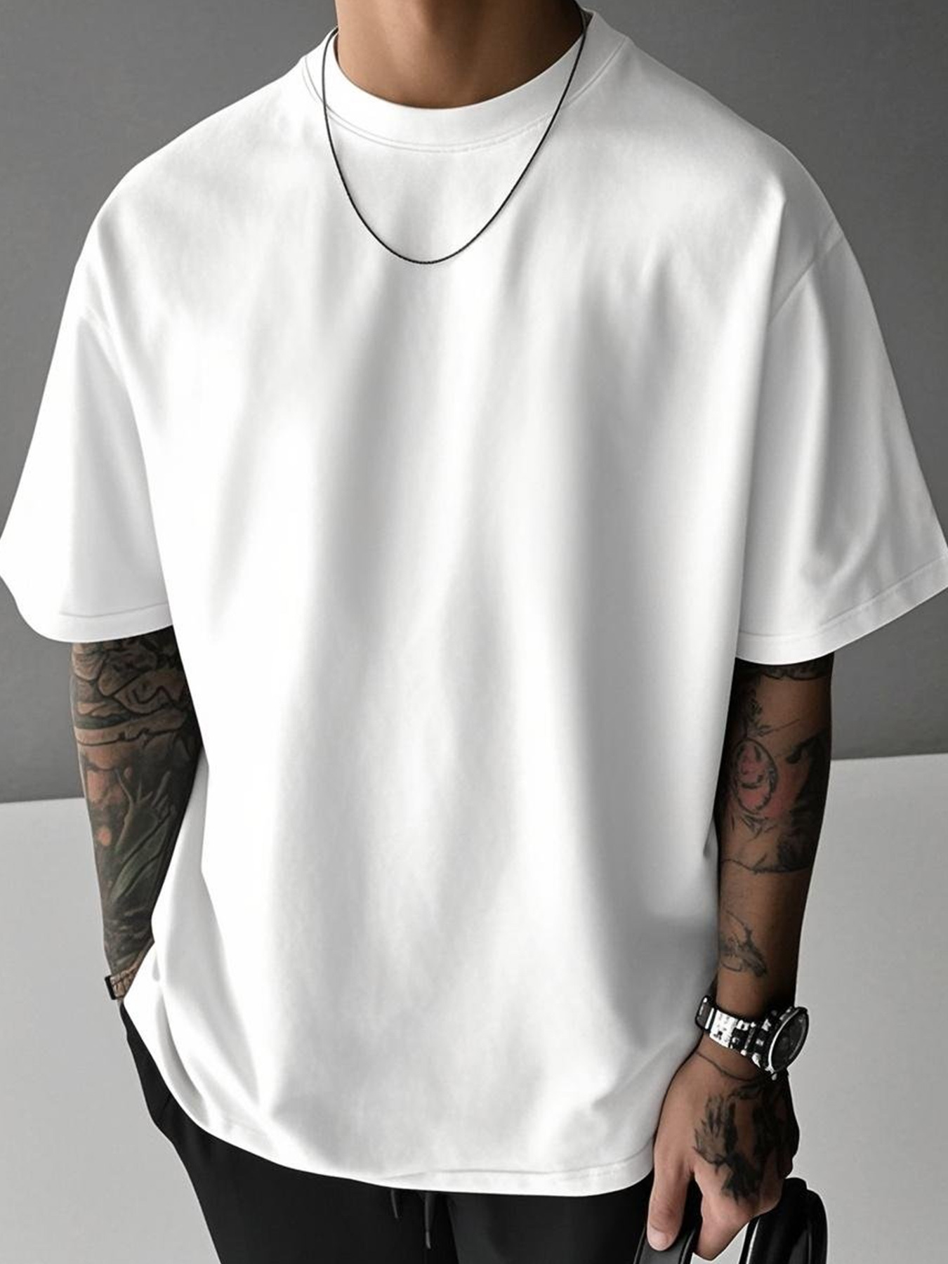 camiseta hombre estampado en espalda diseño Temu Colombia