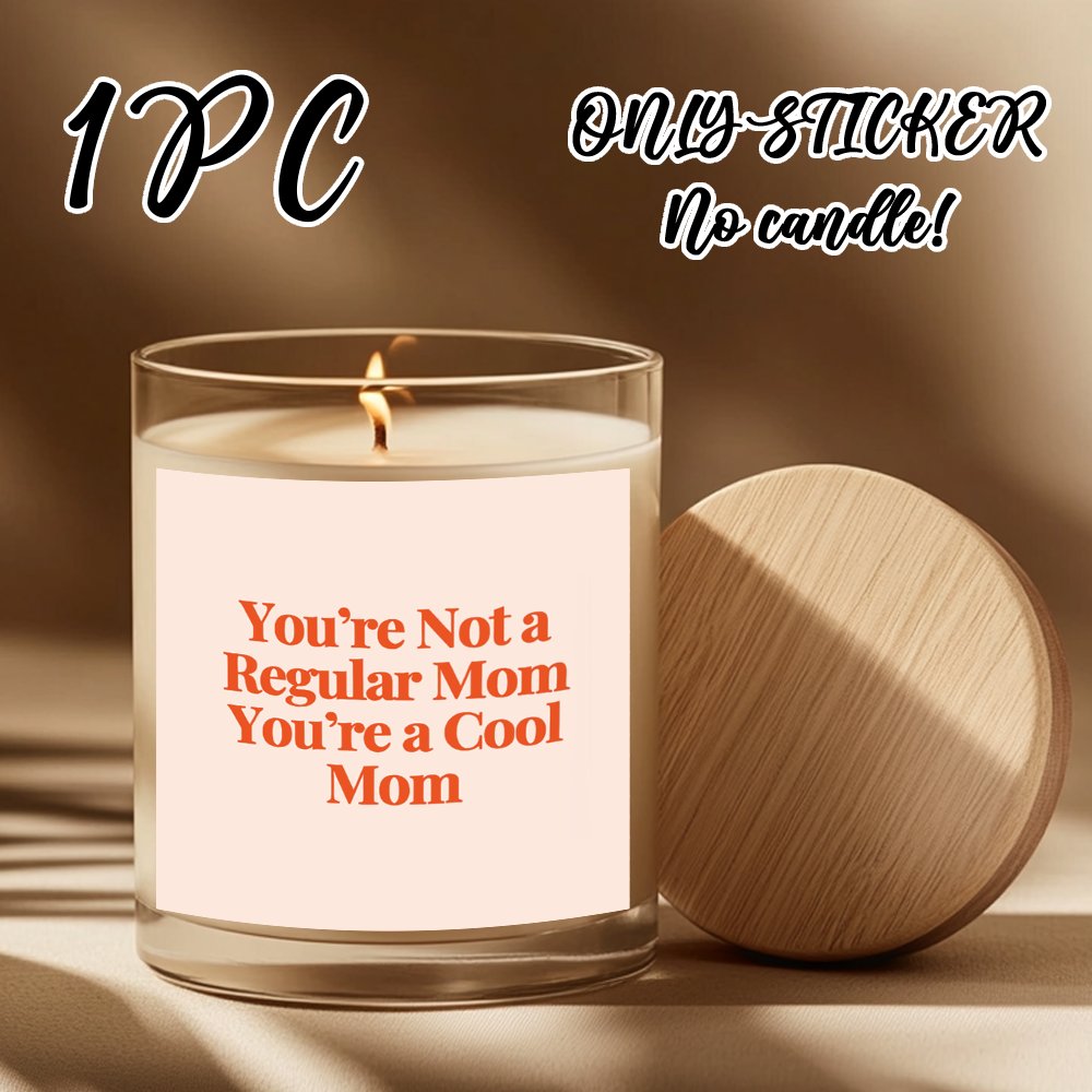 TEMU Upgraded Version, Waterproof And , 1pc 2 Inches By 2 Inches Fun Candle Sticker Wrap Tags, A Gift For Mother's Day, For The , Thank You For The