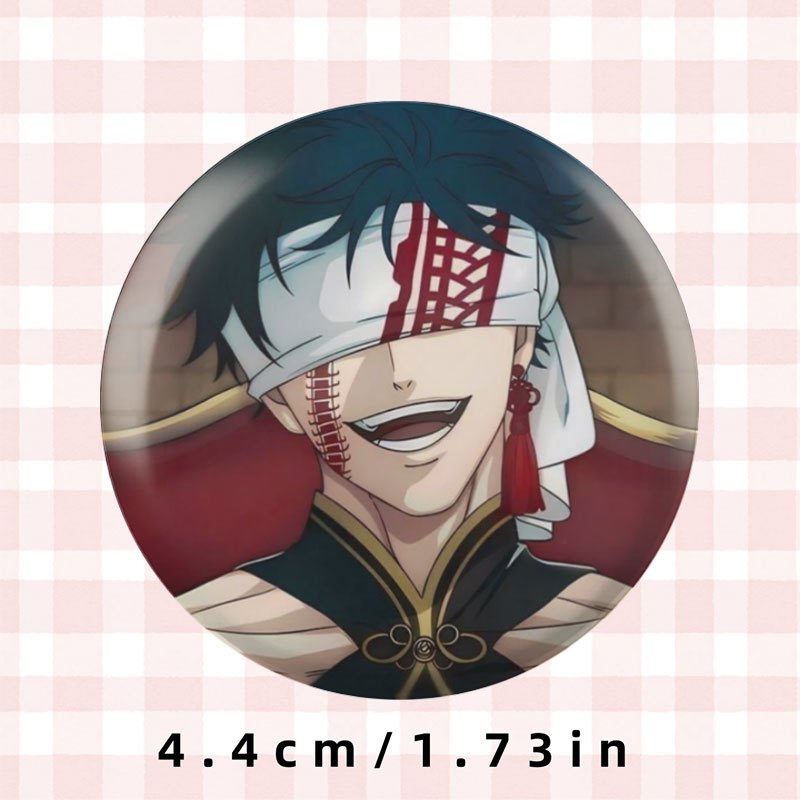 TEMU 1pc 2d Anime Acg Badge - Fashionable Brooch For Men And Women, Button Decoration Craft, Perfect For Festivals, Weddings, Birthdays - Adorable