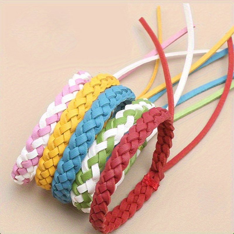 5pc Boho Woven Bracelet Set Colorful Bands Intricate Patterns Summer Festivals