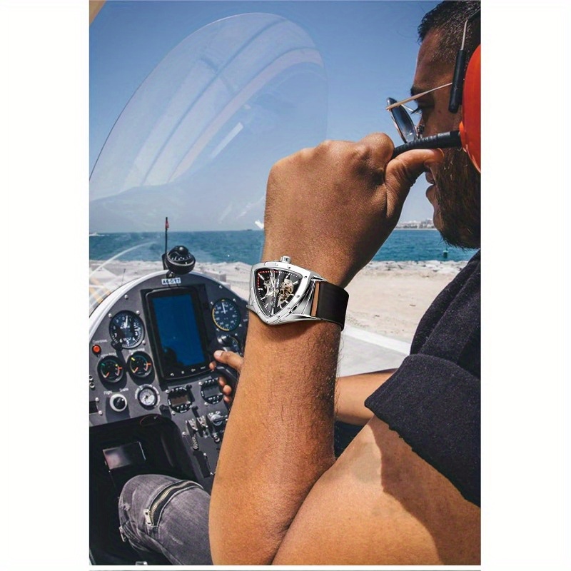 self winding men watches sold on Temu United States