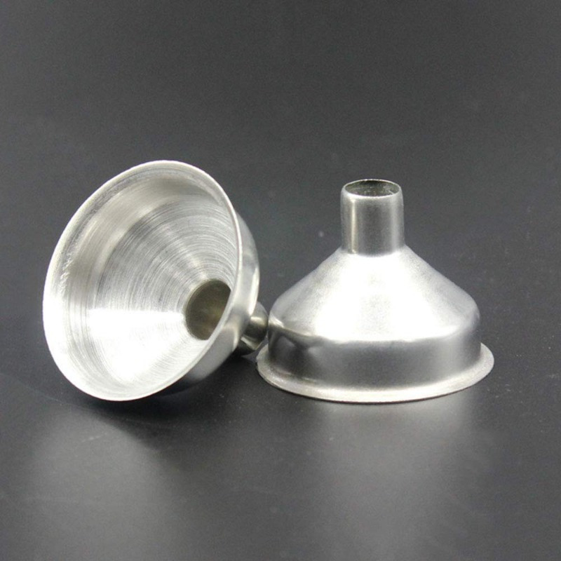 2pcs Mini Funnels - Leakproof & Quick Pour For Essential Oils, Amber Bottles, Liquor Flasks, Lip Balm, Perfume & Powders, Funnels For Bottles