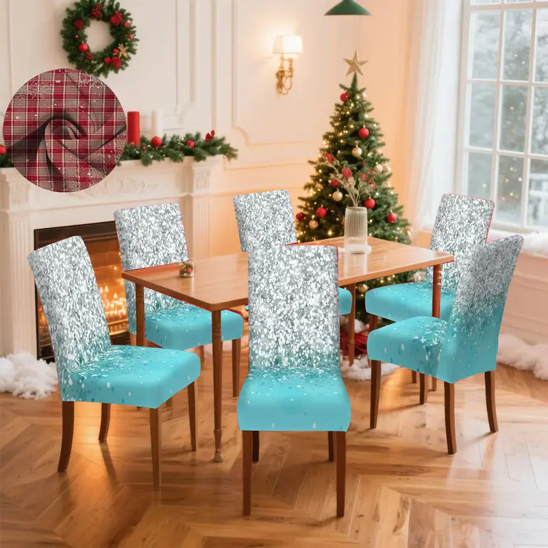 Stuhlhülle - Stretch Leichte Luxus Stuhlhülle mit Druck (Nur Stuhl Schutz, Stuhl Nicht Enthalten),