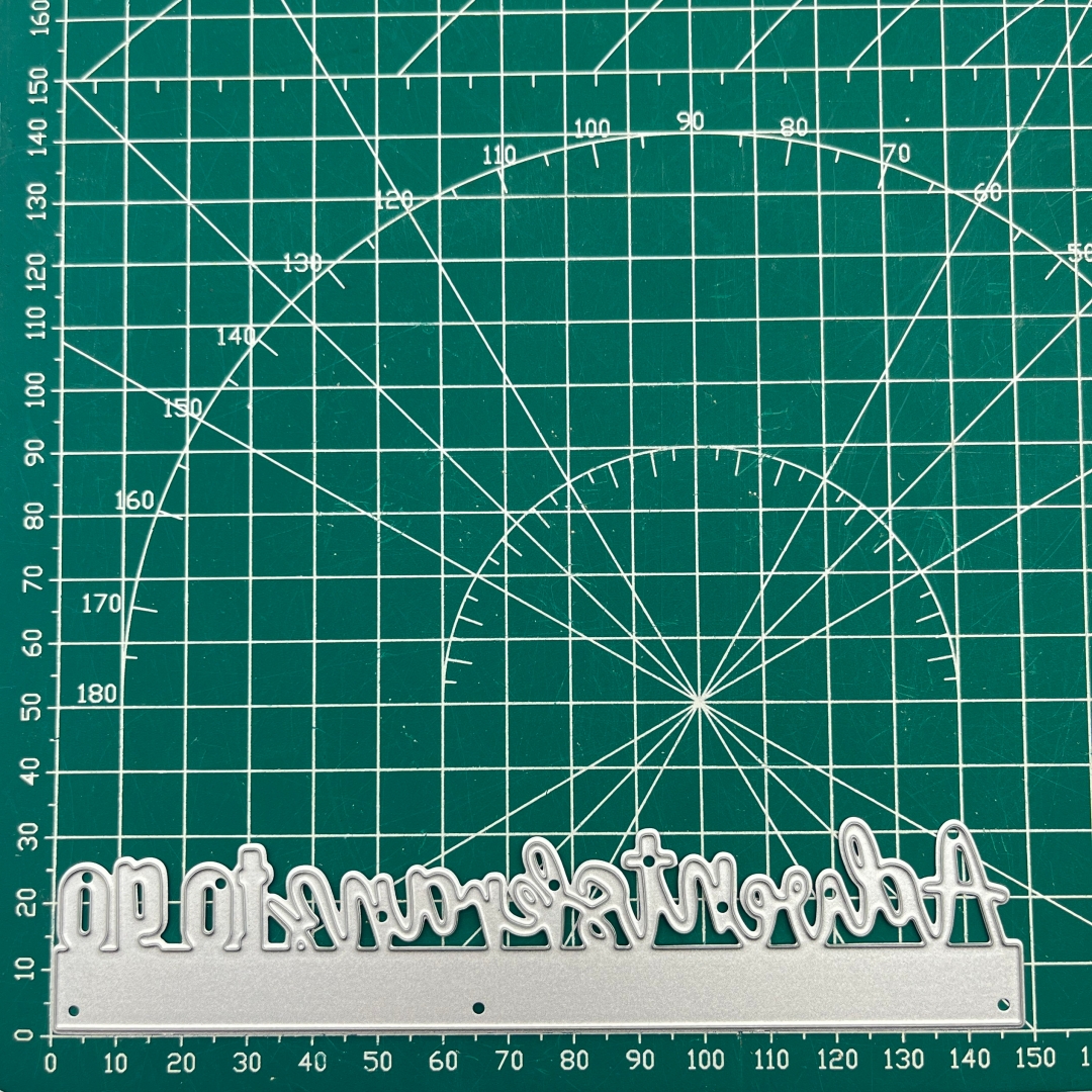 Image of New Font To Cutting Molds, Suitable For Greeting Card Making, Diy Scrapbooking, Stamp And Card Making Templates, Embossing, Christmas Crafts And Decorations.