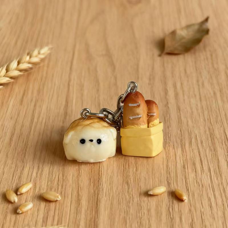 cute food keychain sold on Temu Canada