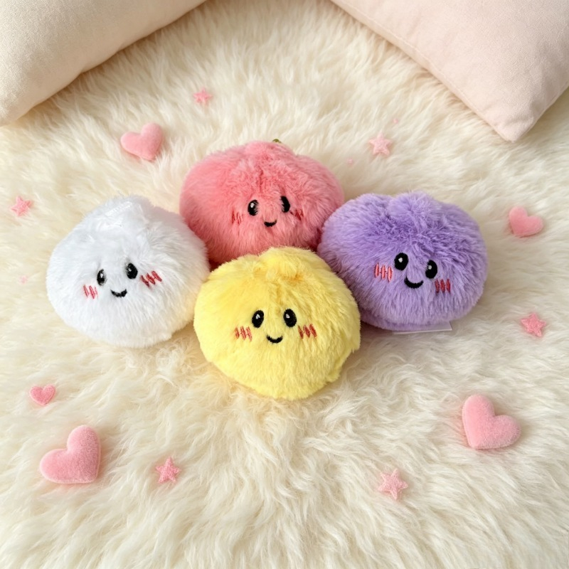 Image of 4pcs Cute Soft Plush Bun Dolls, 2026 New Emotional Support Bun Plush Toys, Adorable Soft Stuffed Toys, Ideal For Home Tabletop Decor & Perfect Gifts For Of All Ages