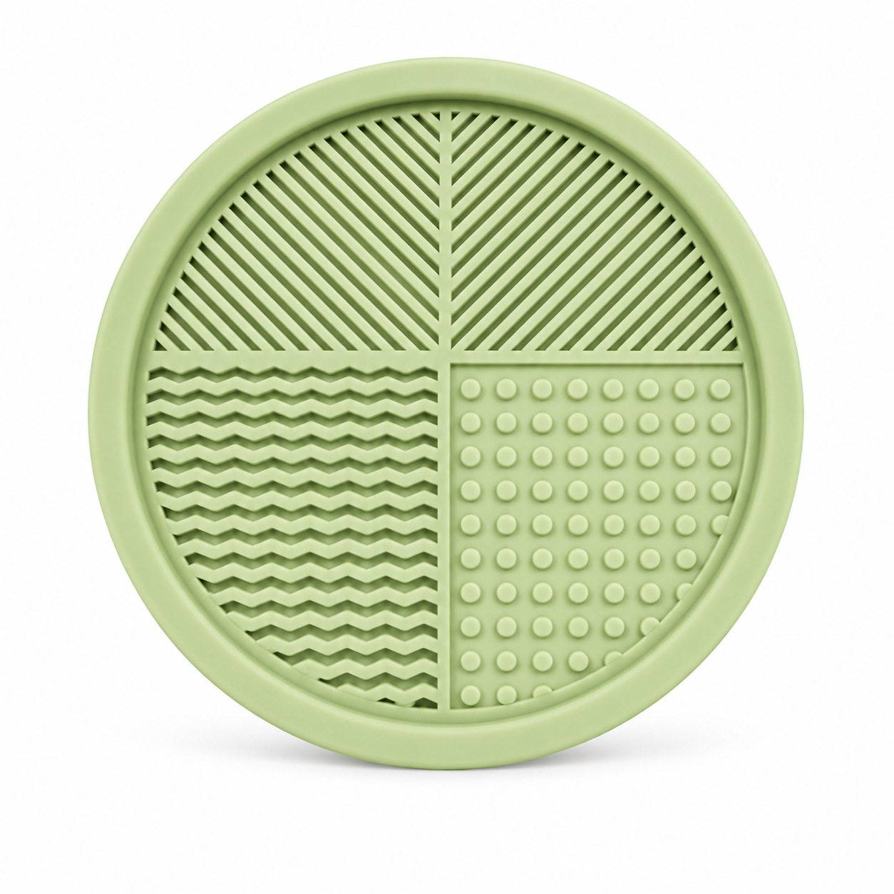 TEMU Pet Lick Mat, 13cm Multi-texture Licking Dish For Small Cats, Dogs, And Rabbits