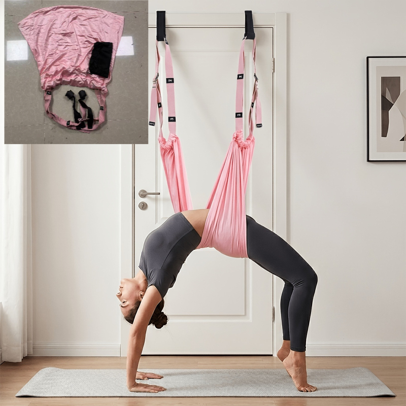hanging yoga hammock with door hanging yoga strap elastic band for exercise dance ballet gymnastics fitness equipment