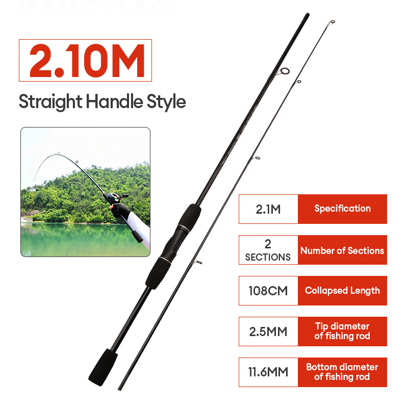 TEMU Ultra-lightweight Fishing Rod With Spinning Casting Design And Hybrid Rod For Outdoor Fishing Equipment, Saltwater Fishing, Freshwater Fishing,