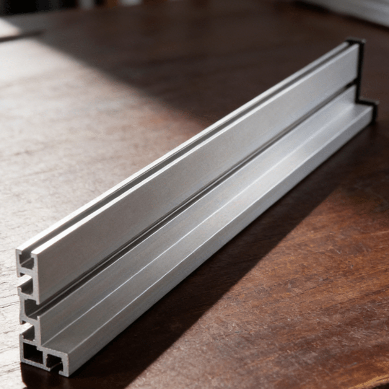 1pc 600mm 75 -track Rail, Guide Rail For Jigs And Fences, Precision Woodworking Table Accessory, Workshop Miter Gauge Bar
