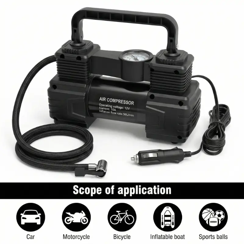 cigarette lighter powered air compressor Portable Mini Compressor, 12V Electric Tire Inflator Pump, 300 PSI for Car, Motorcycle, Inflatable Boats : Automotive ensuring you dont overfill tires with air NOCO AIR15 15A Portable Air
