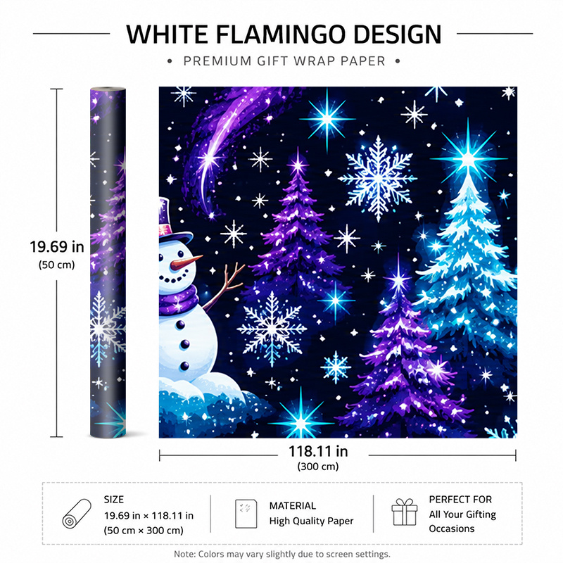 TEMU 1 Rouleau de Décoratif 50X300Cm (19.7X118.1In) - Motif Élégant, Idéal pour Cadeaux, Anniversaires & Fêtes, , Facile à Enrouler, Accessoires de
