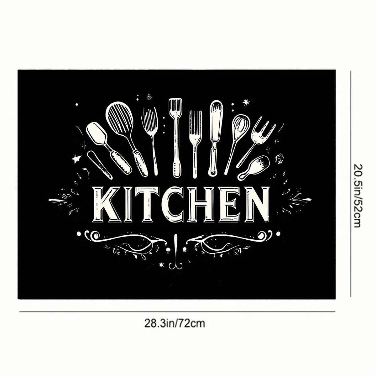 TEMU 1 Piece Of Kitchen Tools Featuring A Sparkling Rubber Stove Cover, A Decorative Vinyl Protector For Ovens And Microwaves, Measuring 28.3 By 20.5