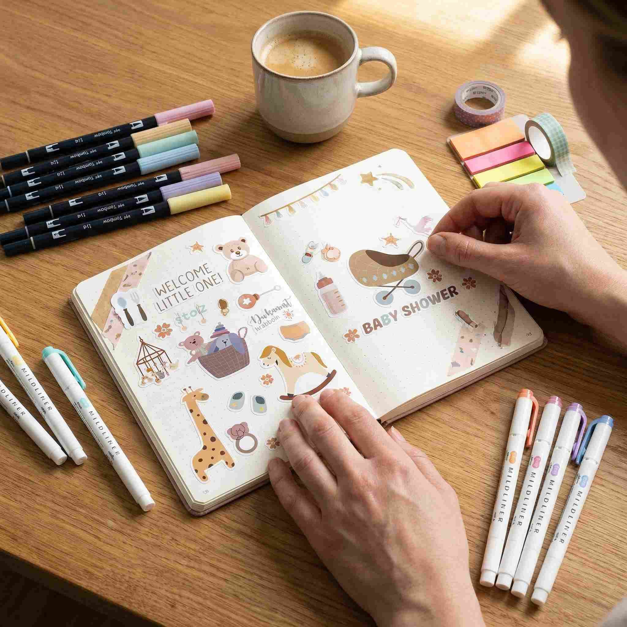 246 Stickers 8 Sheets Milestone Memory Record Labels- Growth Tracking Decorative Stickers For Journal Planner Adults Parents