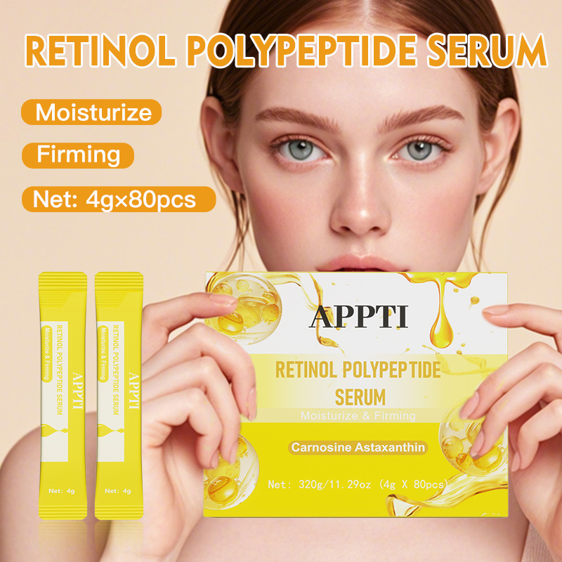 APPTI Retinol Polypeptide Serum - Rich in Retinol, Astaxanthin & Multiple Peptides, Firming & Moisturizing, Hypoallergenic, Fragrance-Free, for Men & Women, All Light Beige Types, Face & Body Care, Skincare Routine, Sleek Packaging, Highquality Ingredients, Astaxanthin Antioxidant, Astaxanthin Serum, Korean Skin Care Product, Ordinary Serum, Serum For Face Glow, Retinol Serum, Face Serum