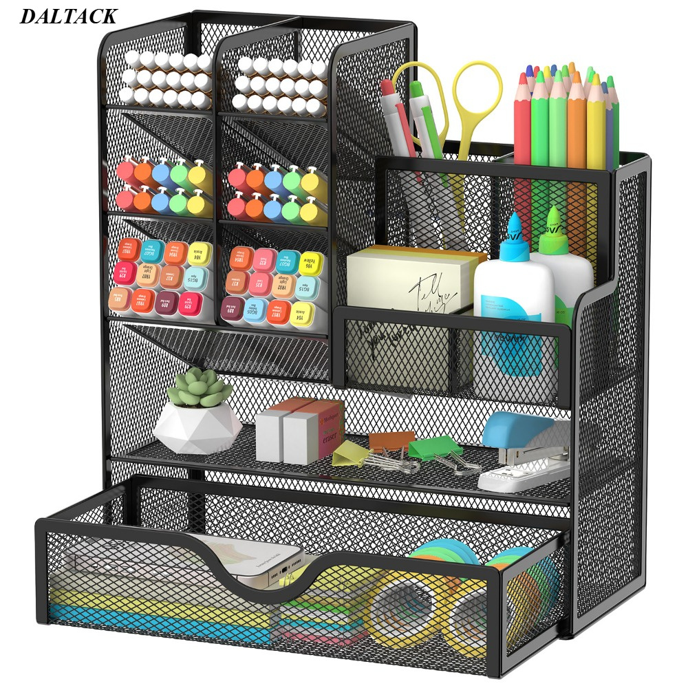 

Daltack Desk Organizer Drawer, Multifunctional Desk Pen Organizer, Desk Organizer Pen And Accessories For And Art Supplies