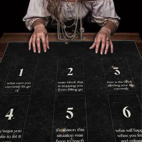 2d flat beautiful tarot card tablecloth altar cloth mystical tree of oracle cloth plant design suitable for meditation and astrology chessboard game mats party decorations reading spreads home decor etc