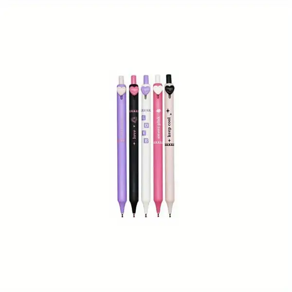 8pcs cartoon gel pens retractable cute bugs pens little worm pens ink for school home office supplies birthday gifts office stationery study essentials whimsical writing tools comfortable grip fine point pen novelty pens themed stationery stationery lovers students Product details 5