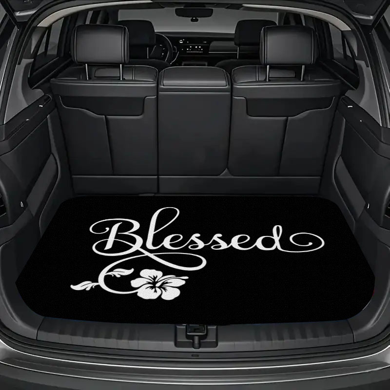 TEMU Car Trunk Liner, Stylish Cargo Mat, Fits All Vehicle Models, Easy To Clean, Suitable For Sedans, Suvs, Off-road Vehicles And More | Protect In