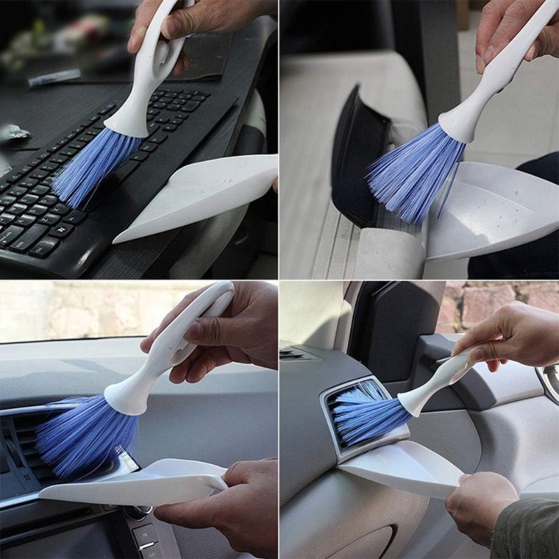 2 pack mini dustpan and brush set with ergonomic handle & locking mechanism - heavy-duty bpa-free plastic, compact pet cage cleaner with hanging storage for small animals - ideal for guinea  , cats, hamsters,  , rabbits, reptiles - multi-surface broom & dustpan for home, travel, rooms -   design, sturdy & durable, easy to store, ergonomic grip, foldable for   Product details 5