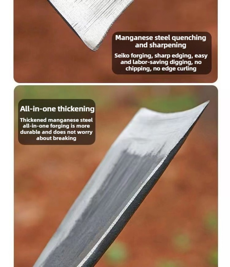 1pc heavy duty   steel gardening shovel multi purpose outdoor seedling digging tool no electricity required for vegetable planting and transplanting Product details 6