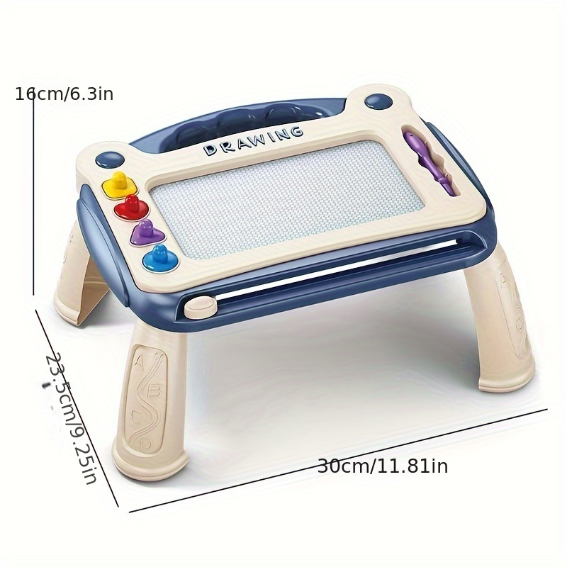 childrens drawing board sketching doodle board toy intelligence learning toy birthday gift for boys and girls christmas and halloween gift 4 stamps 1 pencil 4 stands details 5