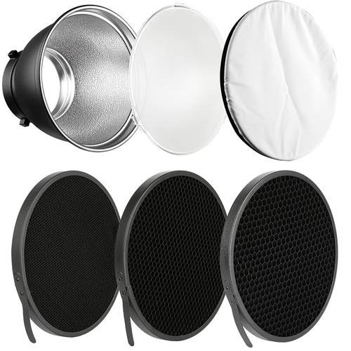professional studio light mount reflector with honeycomb grids diffuser 17 78cm dish for strobe